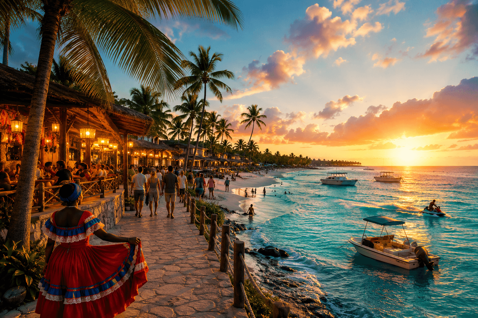 Editorial coastal view representing Punta Cana travel.